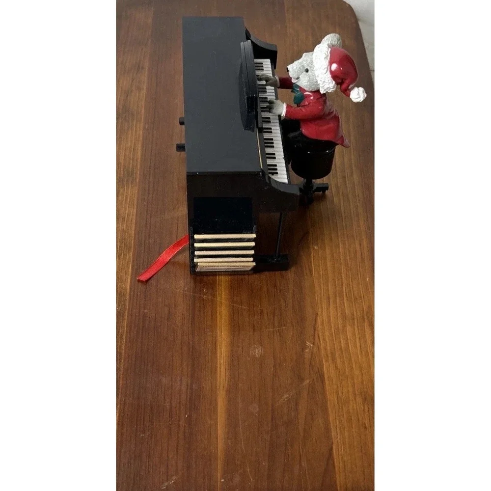 Vtg 04' Mr Christmas Magical Maestro Mouse Musical Piano 10 Classic Songs